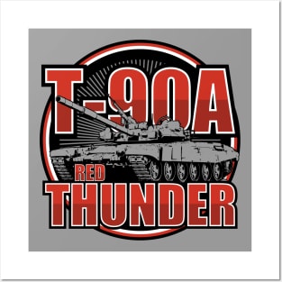 T-90A Tank (Small logo) Posters and Art